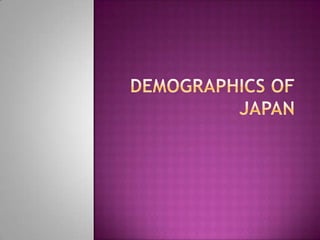 Demographics of Japan 
