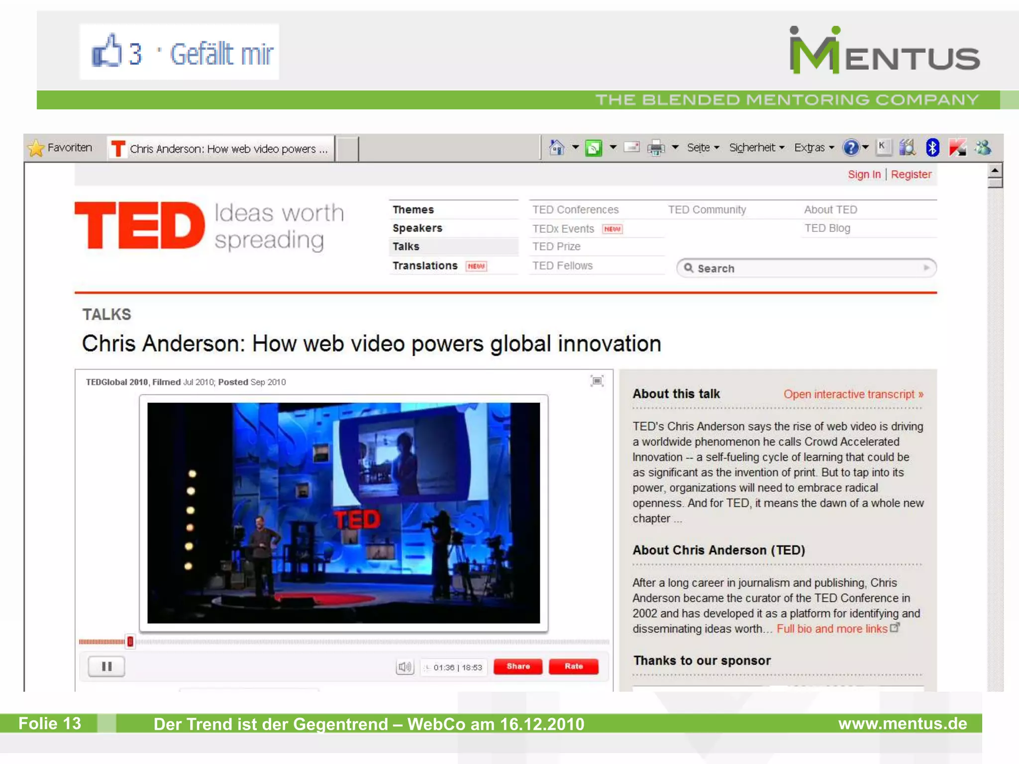  Teilnehmende Firmen miteinander vernetzen