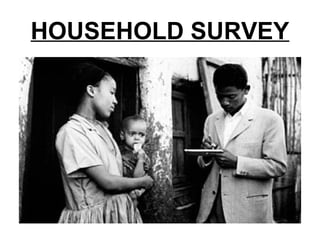 HOUSEHOLD SURVEY
 