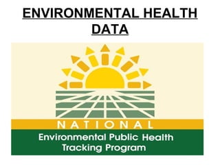 ENVIRONMENTAL HEALTH
DATA
 