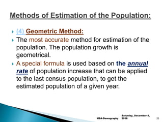 Demography | PPTX