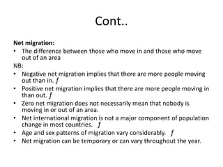 Demography notes | PPTX