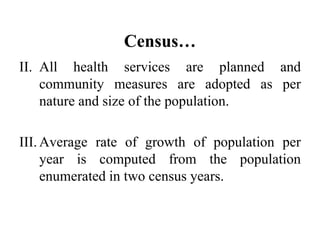 demography community health nursing pptt | PPTX