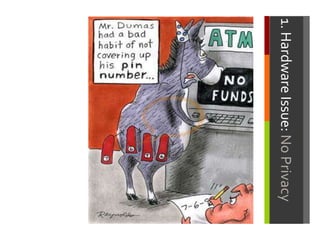 1. Hardware Issue: No Privacy
 