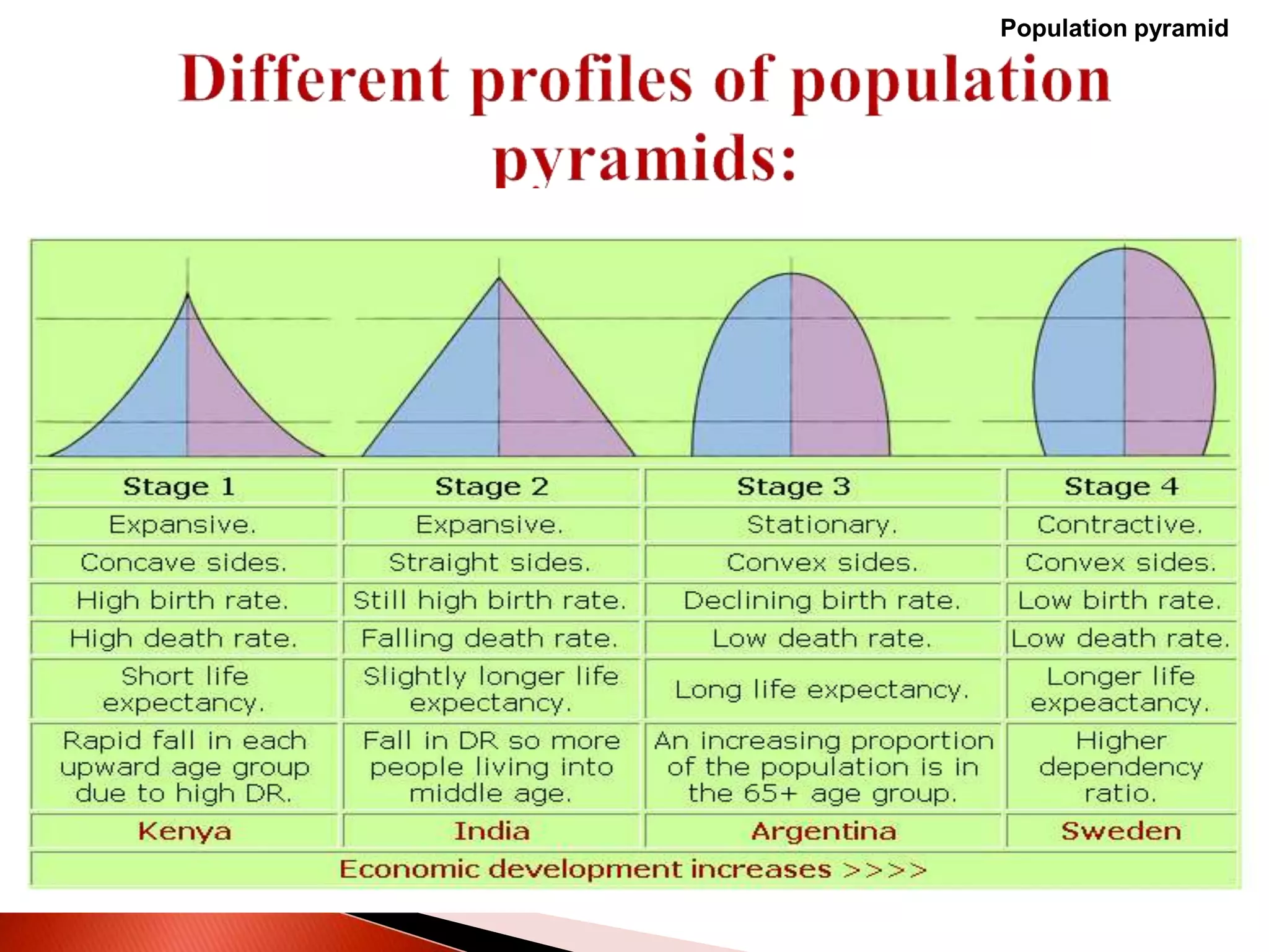Population pyramid
 