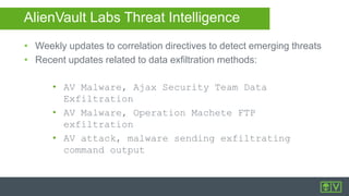 How to Detect System Compromise & Data Exfiltration with AlienVault USM ...