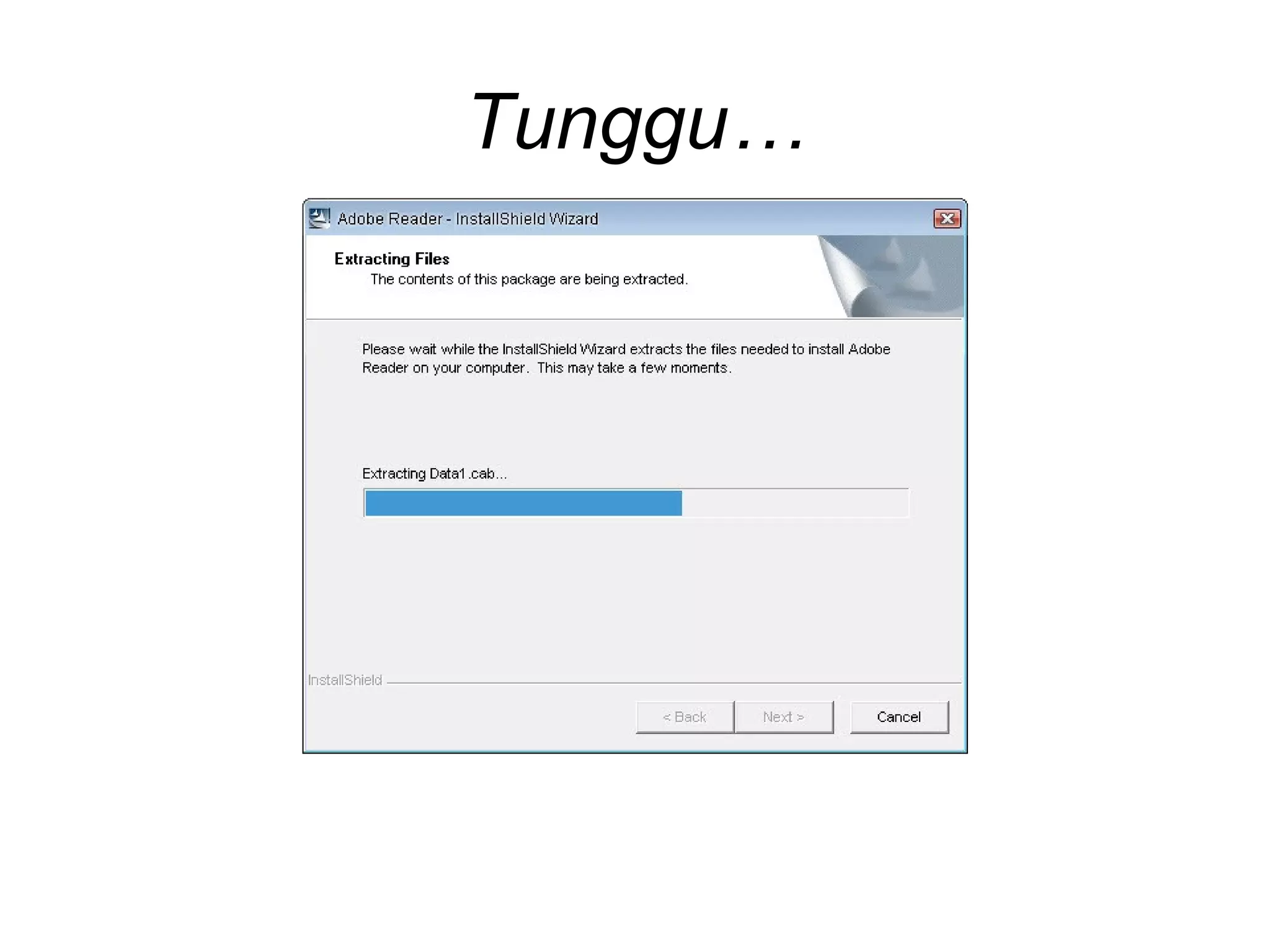 Tunggu… 