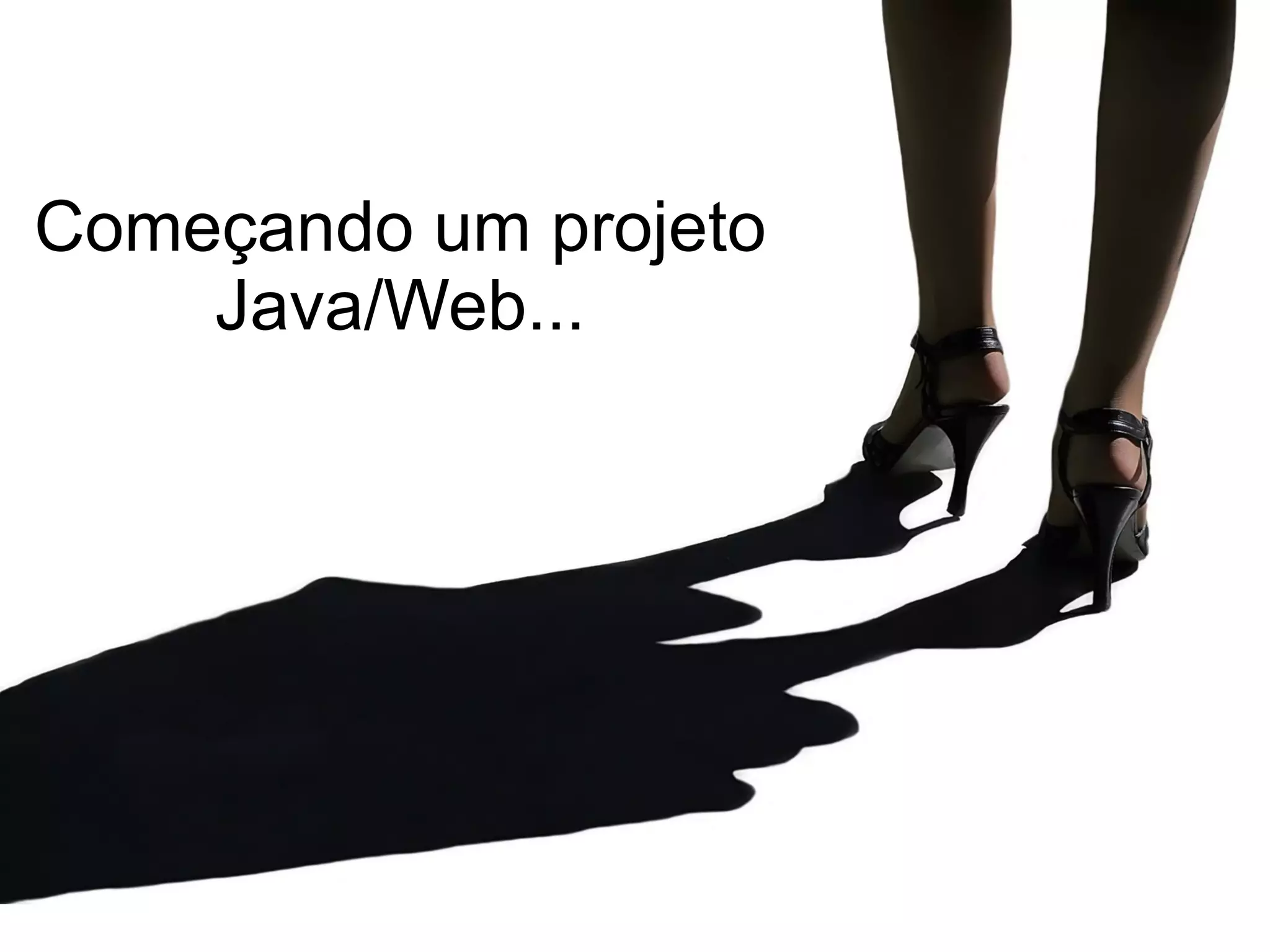 Começando um projeto Java/Web... 