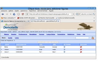 Clique duas vezes para adicionar figuras
         Lista de aluno




                         
 