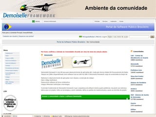 Ambiente da comunidade
 