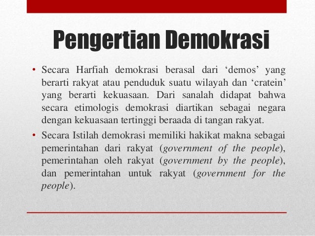 Demokrasi Dalam Islam