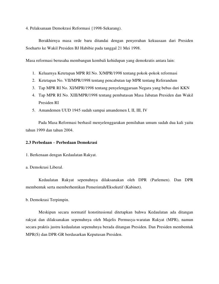 Demokrasi di indonesia