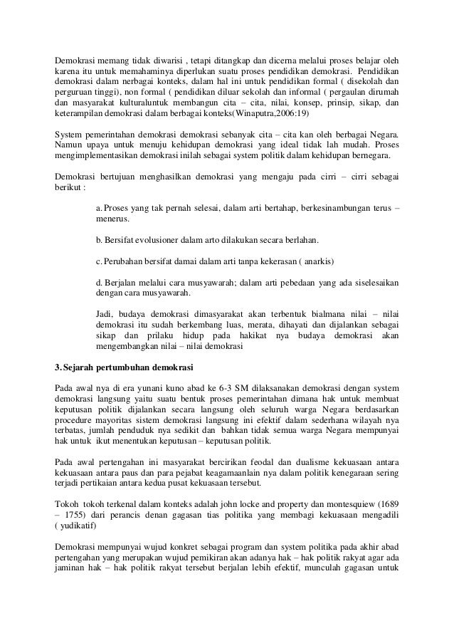 Demokrasi Di Indonesia