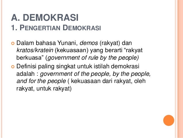 Demokrasi Di Indonesia