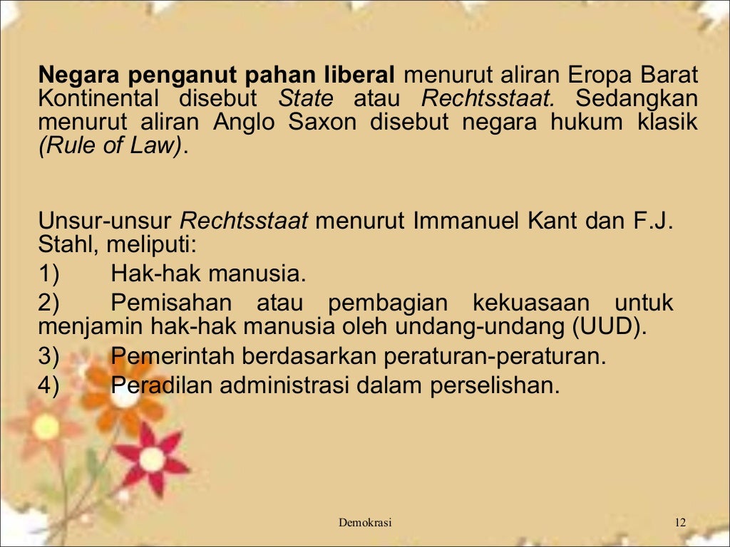 Demokrasi untuk pegangan siswa