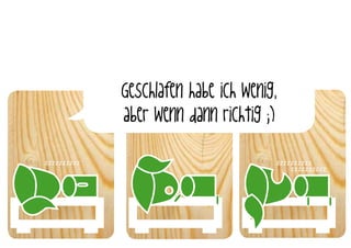 Geschlafen habe ich wenig,
aber wenn dann richtig ;)
 