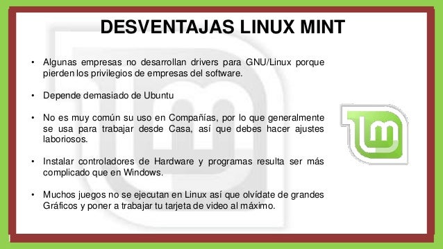 Resultado de imagen para desventajas de linux