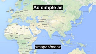 As simple as
<map></map>
 