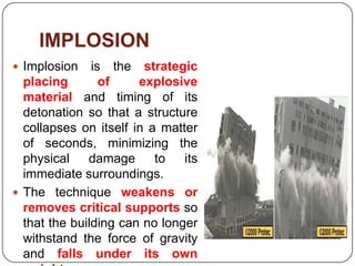 Demolition methods and its sequence | PPTX