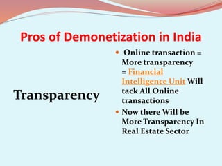 Demonetisation | PPTX