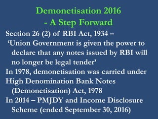 Demonetisation in India : Boon or Bane - Dr.K.Karthikeyan | PDF