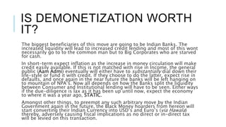 Demonetization | PPTX