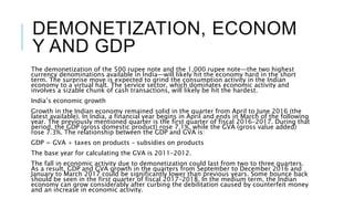 Demonetization | PPTX