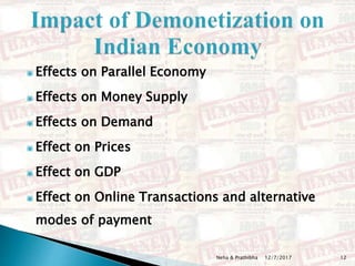 Demonetization | PPTX