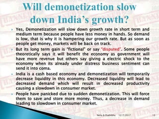 Demonetization | PPTX