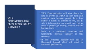 Demonetized Why Demonetization | PPTX