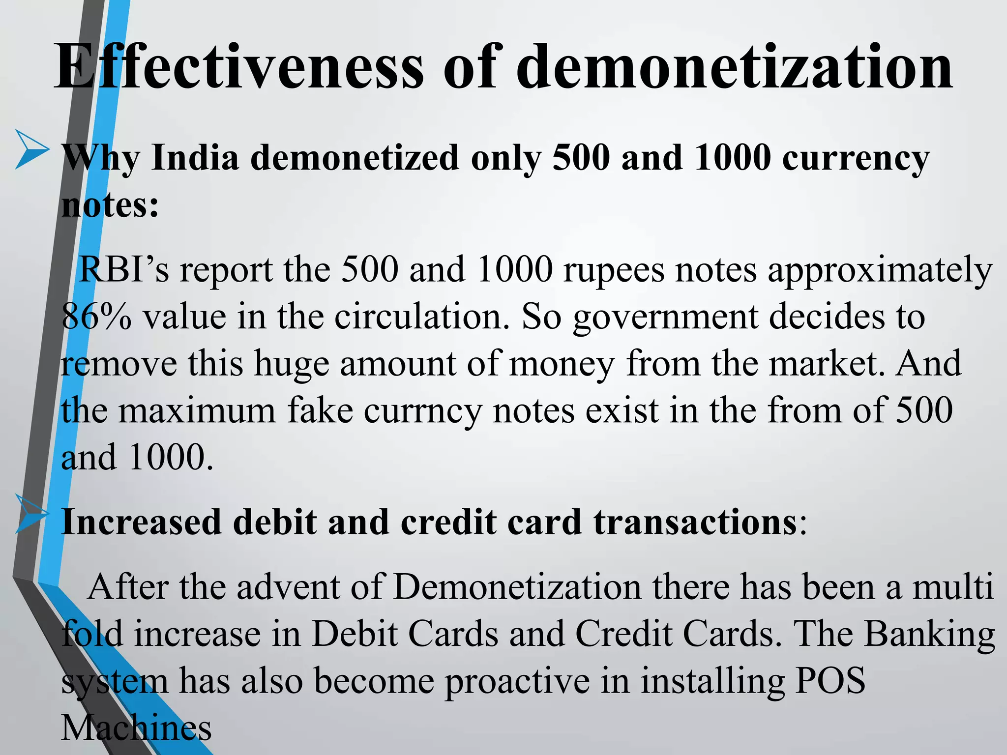 Presentation on Demonetization in India | PPTX