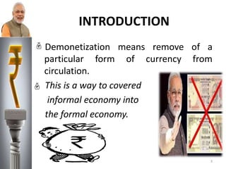 THE INFLUENCE OF DEMONETIZATION ON CONSUMER BEHAVIOR” | PPTX