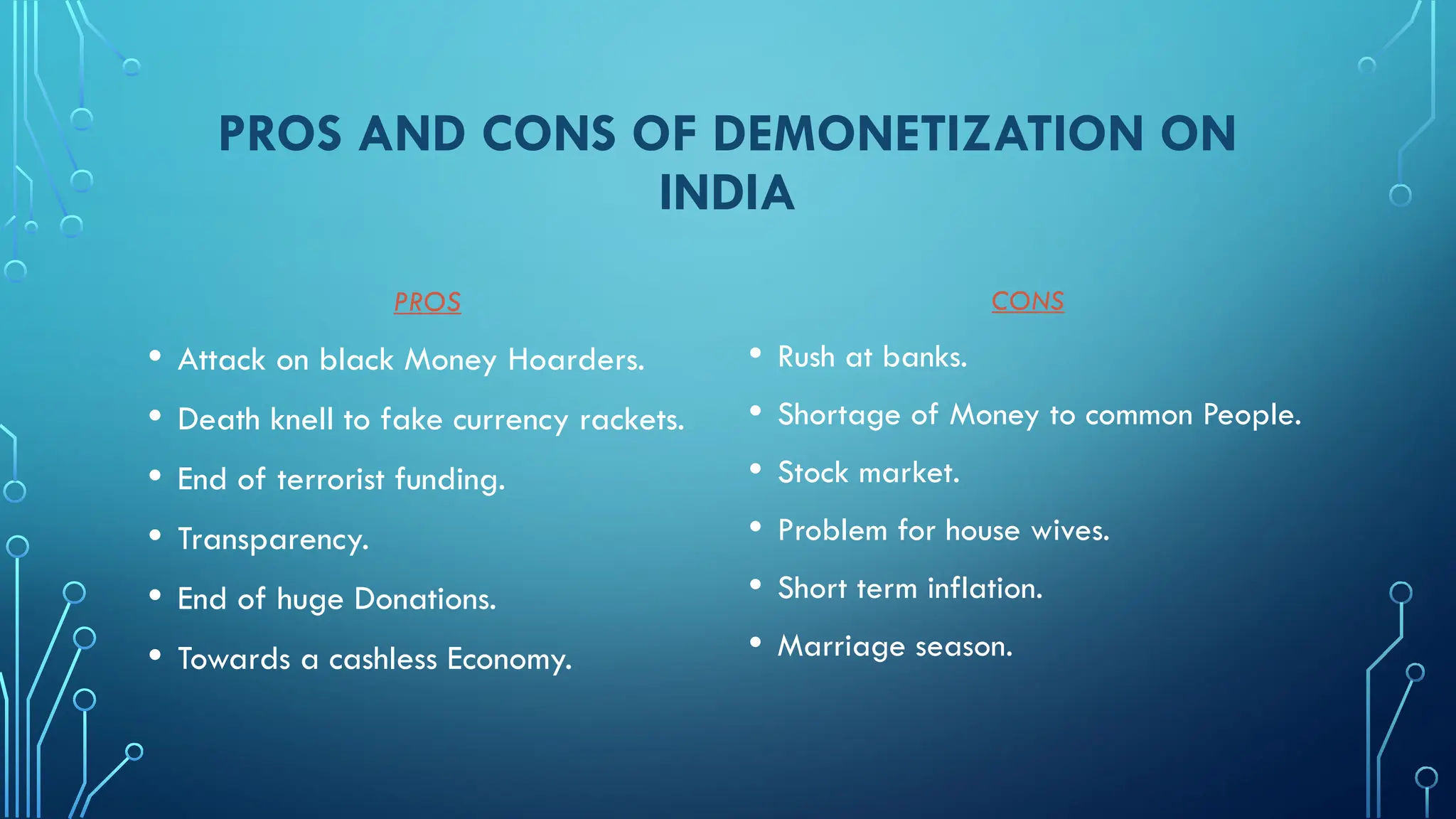 Demonetization pptpptx demonetisation demonetisation | PPTX