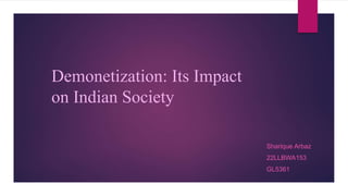 Demonitisation in India.pptx
