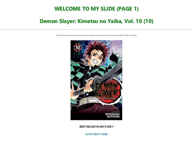 Download Pdf Demon Slayer Kimetsu No Yaiba Vol 10 10 Full Download Pdf Demon Slayer Kimetsu No Yaiba Vol 10 10 Full
