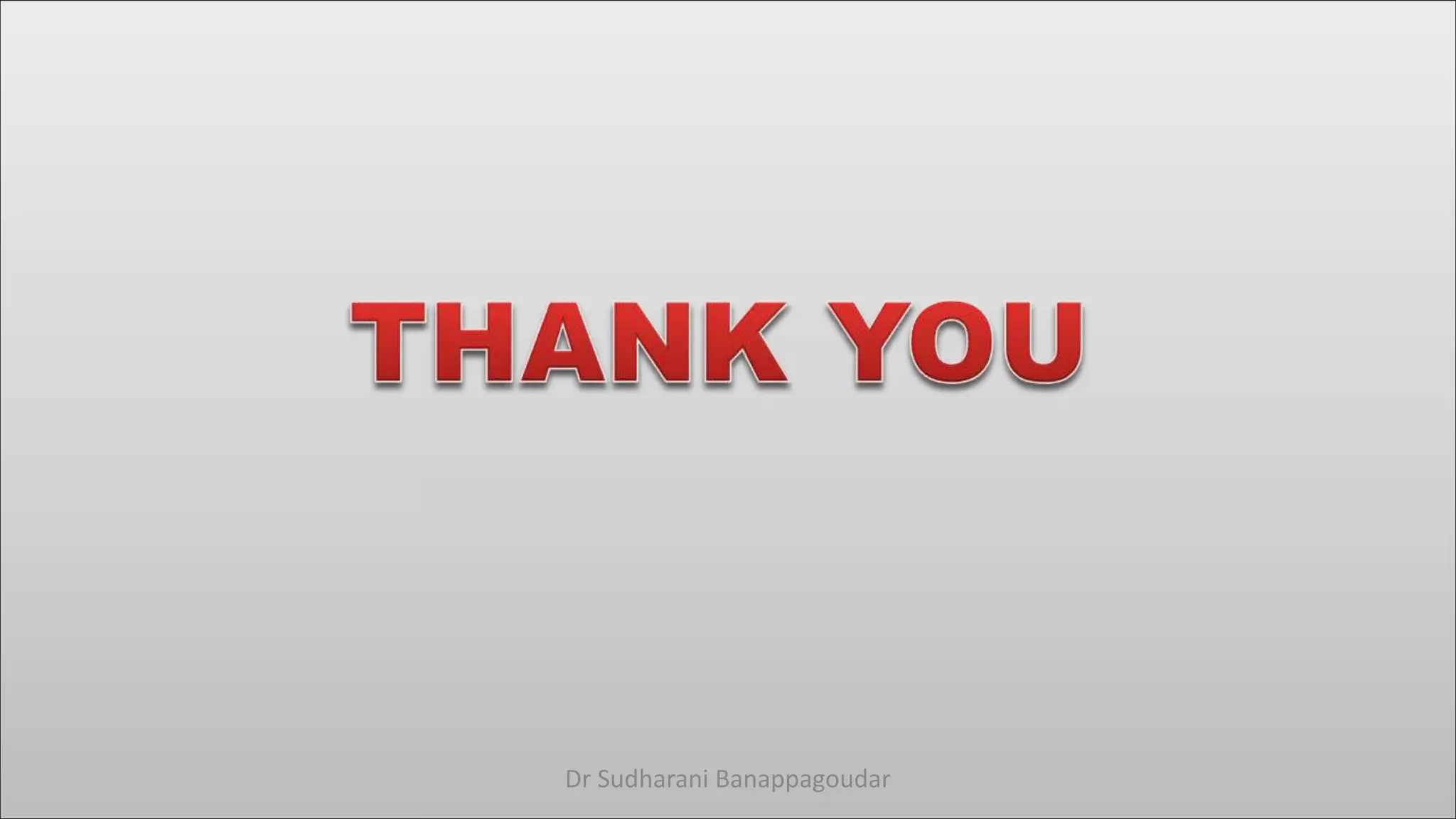 Dr Sudharani Banappagoudar
 