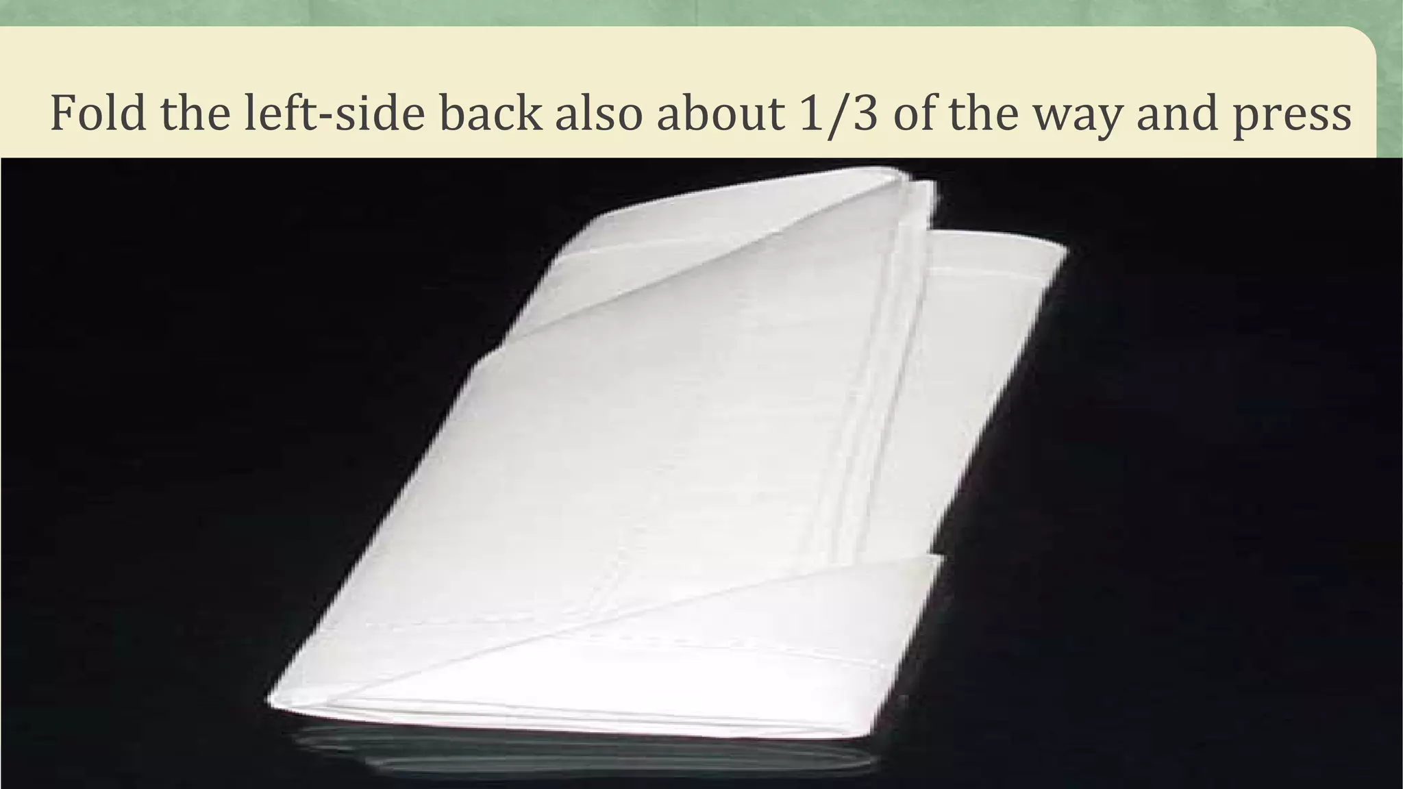 Table napkin folding PPT
