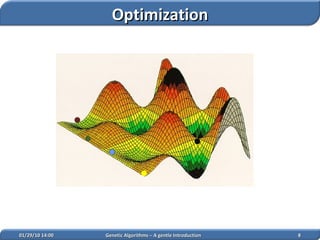 02/05/10   14:07 Genetic Algorithms – A gentle Introduction Optimization 