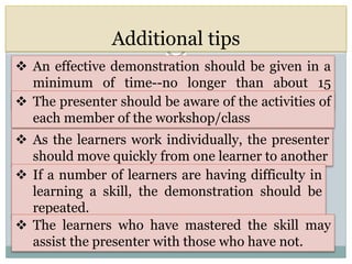 Demonstration method | PPTX