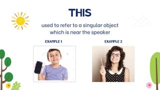 Demonstrative pronouns-presentation | PPT