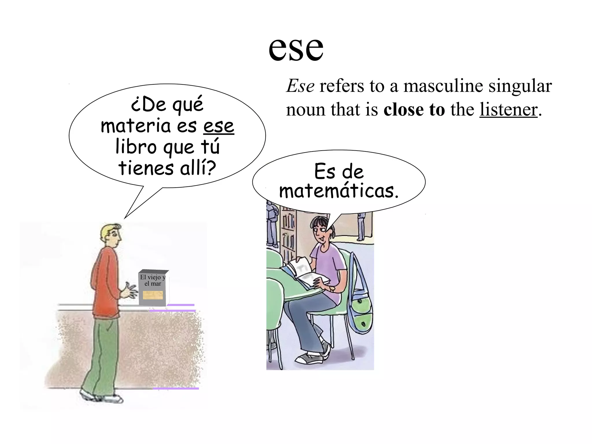 Demonstrative adjectives and pronouns | PPT