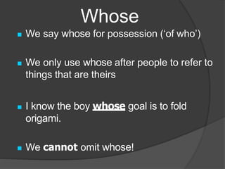 Demonstrative pronoun & relative pronoun | PPTX