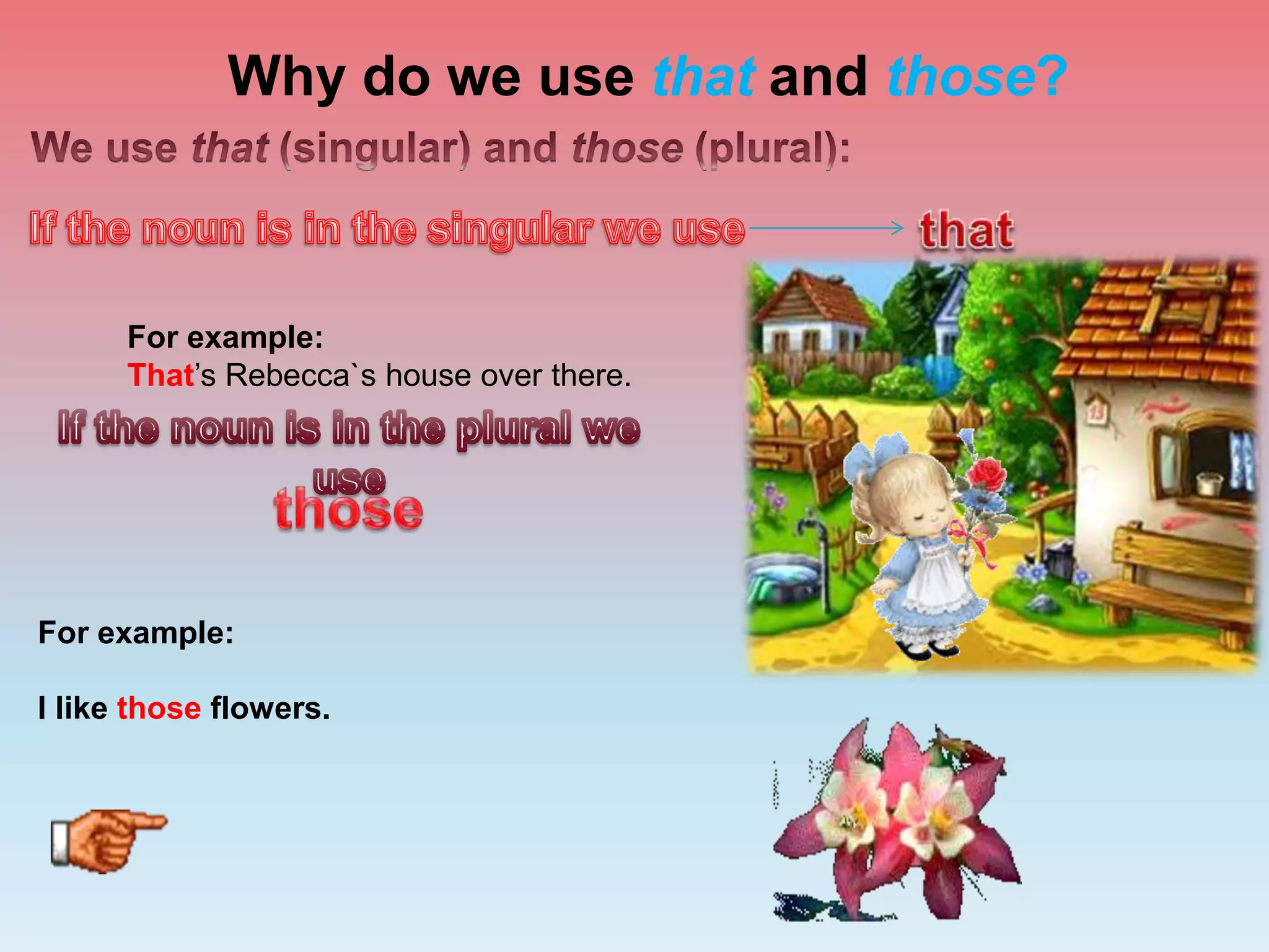 Demonstrative pronouns this that these those | PPT