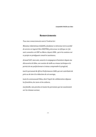 Comptabilité SYSCOA avec Odoo V8