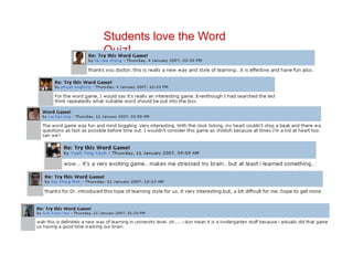 Students love the Word
Quiz!
 