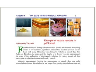 Example of lecture handout in
pdf format
 