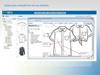 Espaço para anotação livre em seu desenho
 