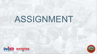 ASSIGNMENT
 