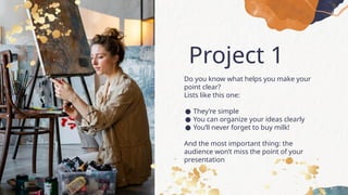 Painting skills and techniques ppt demonstration | PPTX
