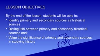 Readings in Phil. History Primary and Secondary Sources PPT.pptx